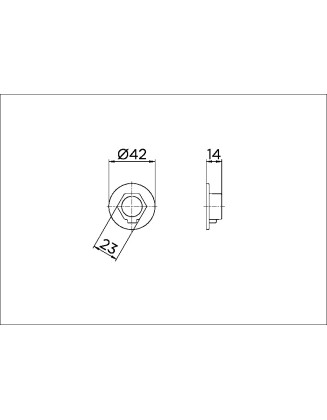 Fixador antivandalismo de mesa 00511700