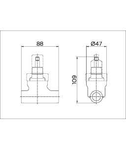 Registro de pressão em basetec ppr acionamento 1/2 volta - 20mm DocolBase 00524600