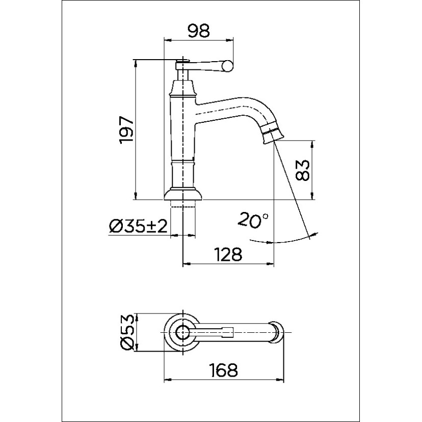 Torneira para banheiro Provence 00535106