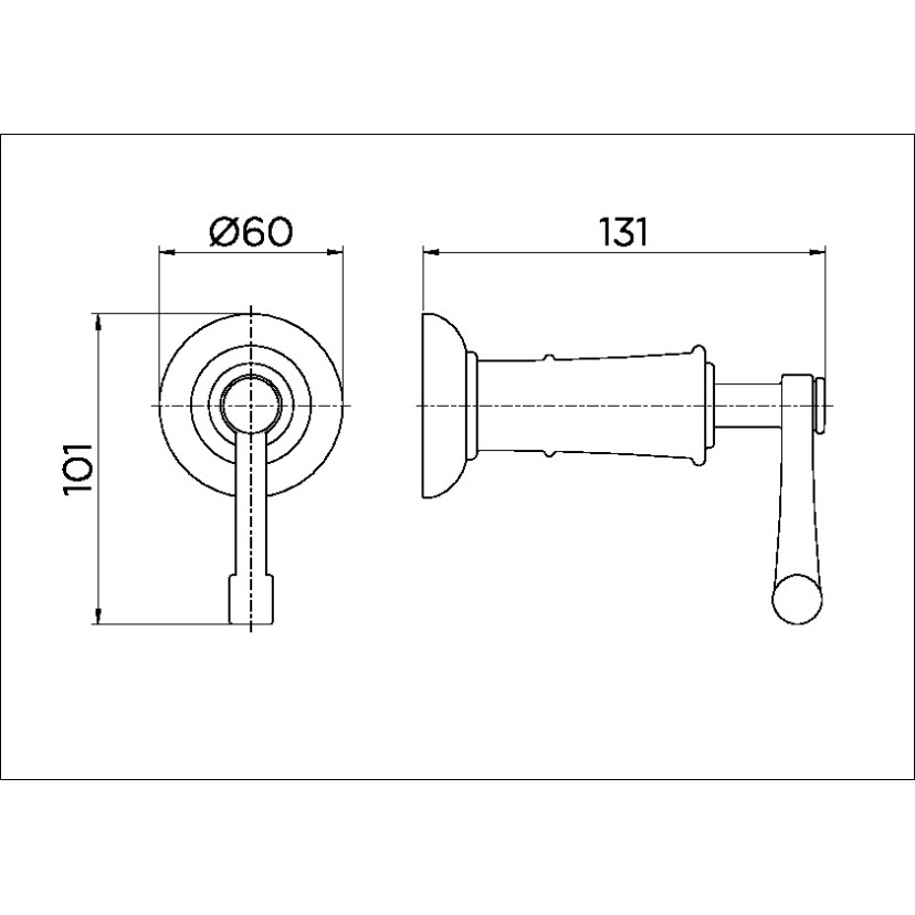 Acabamento para registro DocolBase 1/2", 3/4" e 1" Provence 00535306