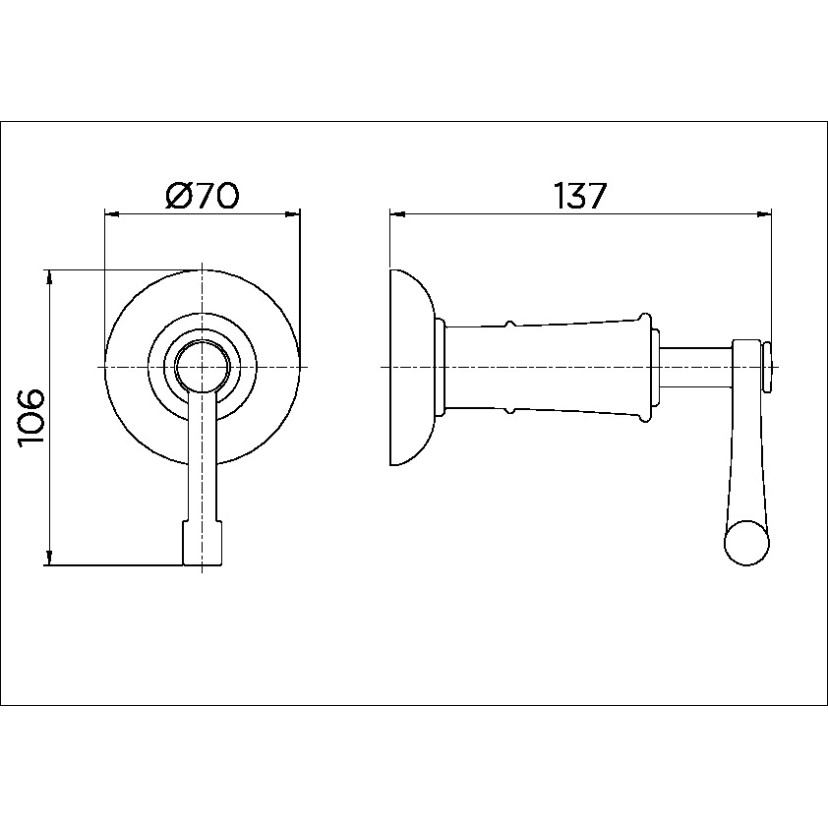 Acabamento para registro DocolBase 1.1/4" e 1.1/2" Provence 00535406