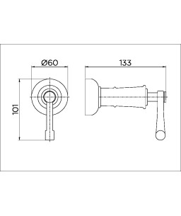 Acabamento para registro base Deca de 1/2", 3/4" e 1" Provence 00535506