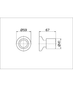 Acabamento para registro base Fabrimar 1/2" e 3/4"Itapema Bella cromado 00560960