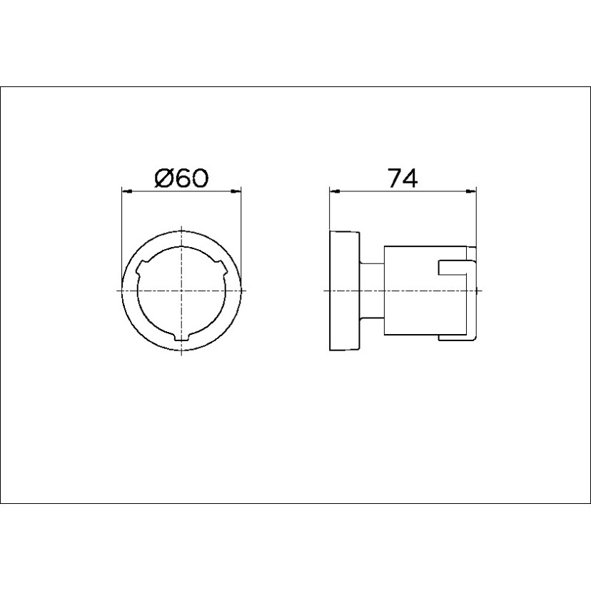 Acabamento para registro base Fabrimar 1/2" e 3/4" Riva 00561406