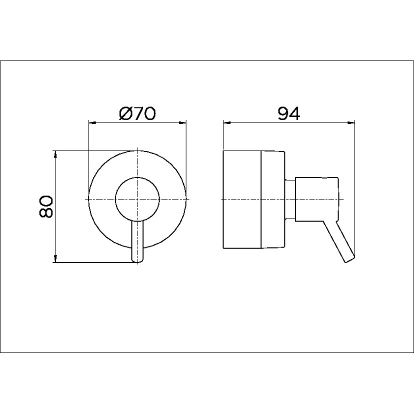 Acabamento para registro base Fabrimar 1.1/4" e 1.1/2" Lóggica cromado 00563706