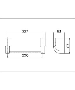 Porta-toalhas rosto Top 00607306