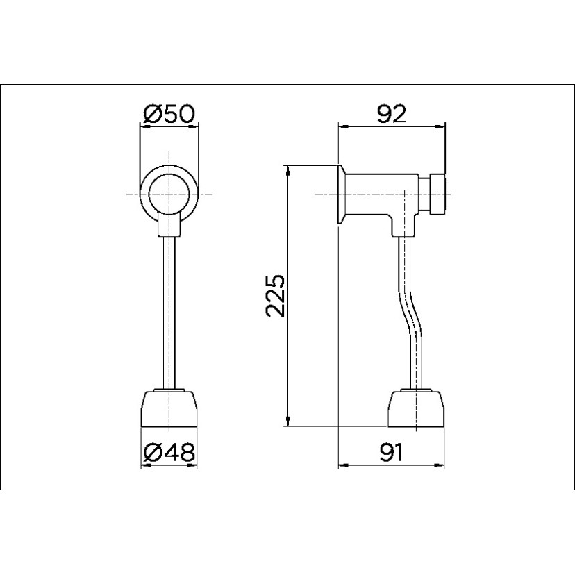 Válvula de mictório Compact Ciclo Fixo PressMatic 00633006