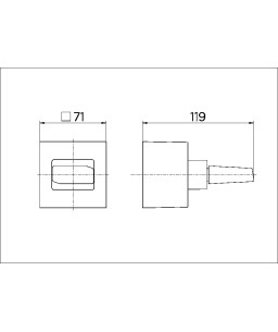 Acabamento para registro base Deca 1.1/4" e 1.1/2" Next 00644906