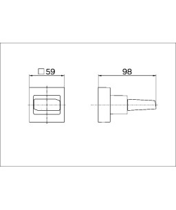 Acabamento para registro DocolBase 1/2", 3/4" e 1" Next 00651806