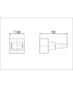 Acabamento para registro base Deca 1/2", 3/4" e 1" Next 00652006