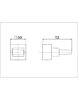 Acabamento para registro base Deca 1/2", 3/4" e 1" Next 00652006