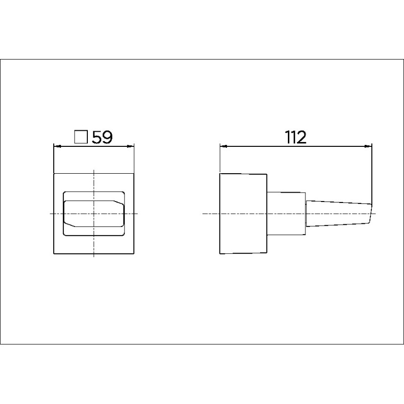 Acabamento para registro base Deca 1/2", 3/4" e 1" Next 00652006