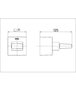 Acabamento para registro base Fabrimar 1.1/4" e 1.1/2" Next 00653106