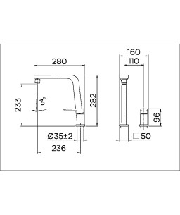 Monocomando para cozinha Bistrô 00655106