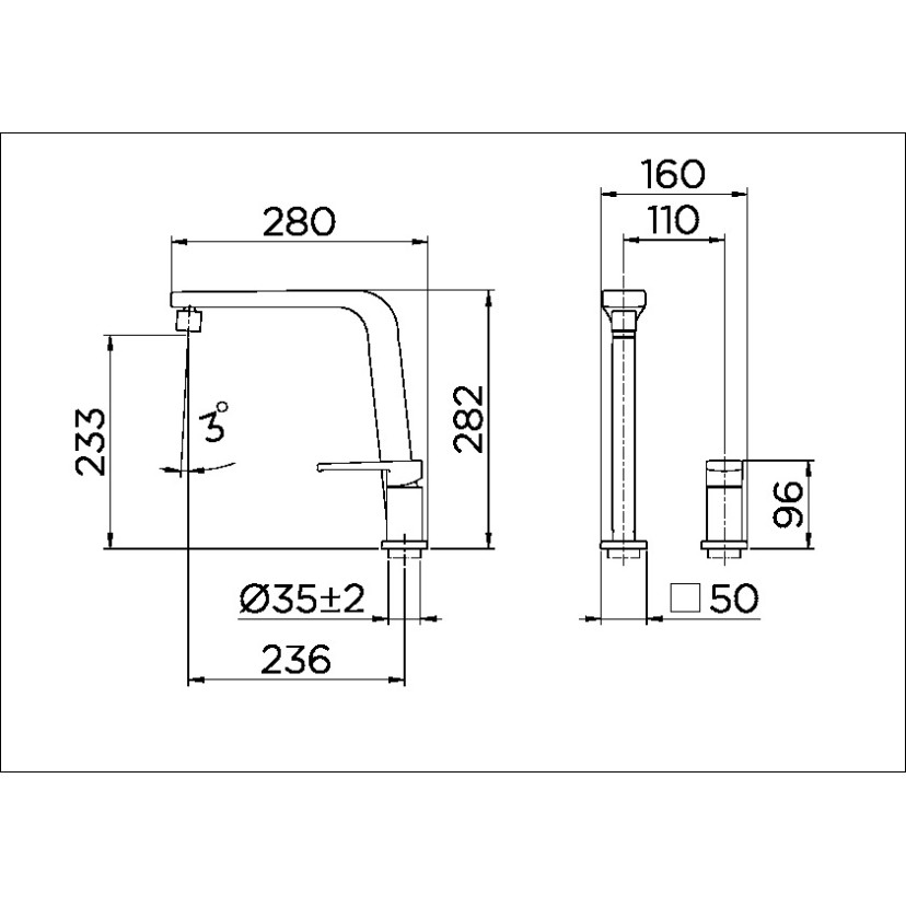 Monocomando para cozinha Bistrô 00655106