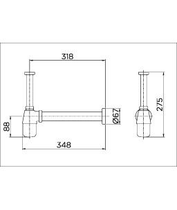 Sifão para tanque 00660906