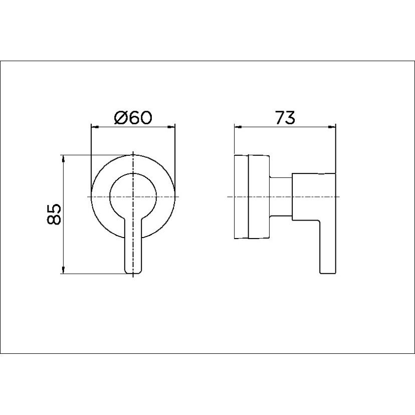 Acabamento para registro base Deca 1/2", 3/4" e 1" Chess cromado 00666206