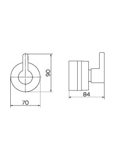 Acabamento para registro base Deca 1.1/4" e 1.1/2" Chess cromado 00666706