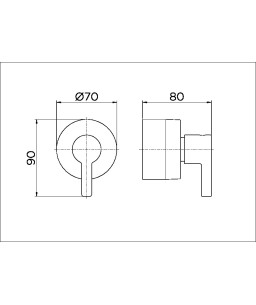 Acabamento para registro base Fabrimar 1.1/4" e 1.1/2" Chess cromado 00667106