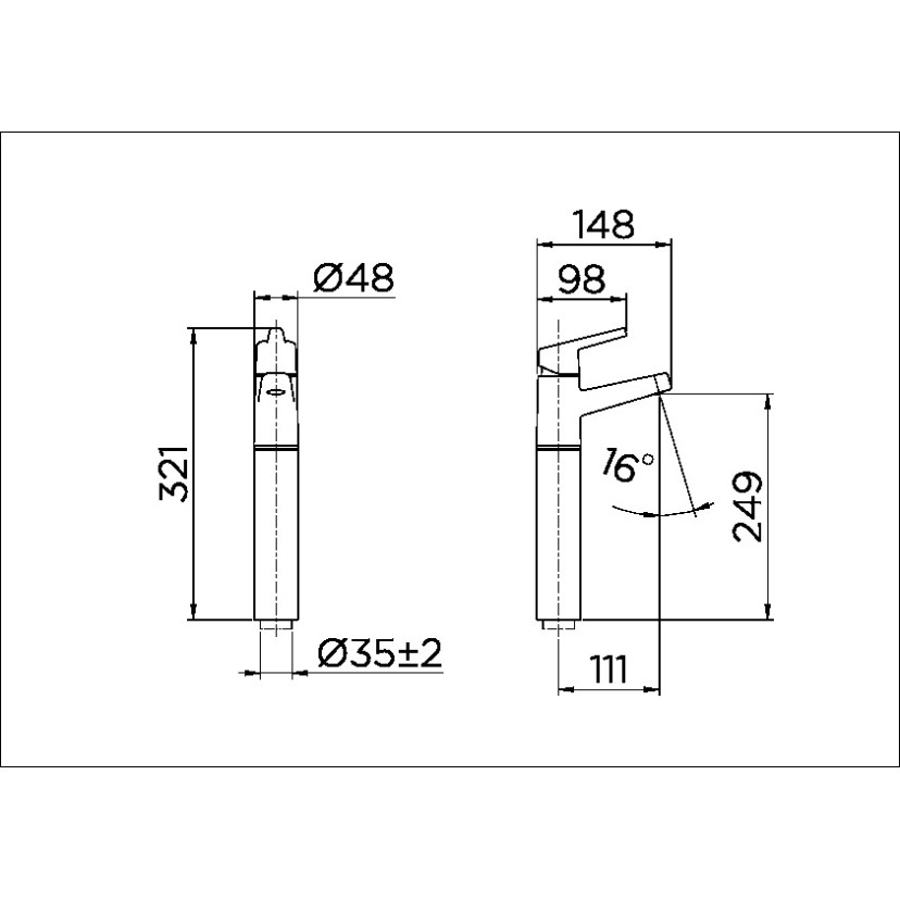 Monocomando bica alta de mesa para lavatório ColdStart Nexus cromado 00668906