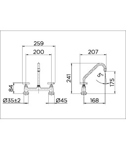 Misturador para cozinha 1/2" Docol Primor 00673706