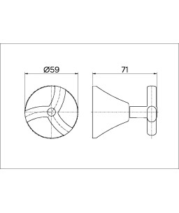 Acabamento para registro DocolBase 1/2", 3/4" e 1" Docol Primor 00675306