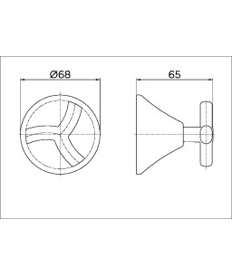 Acabamento para registro DocolBase 1.1/4" e 1.1/2" Docol Primor 00675406