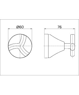 Acabamento para registro base Deca 1/2", 3/4" e 1" Docol Primor 00675606