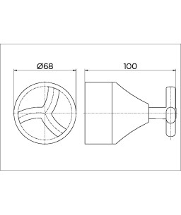 Acabamento para registro base Deca 1.1/4" e 1.1/2" Docol Primor 00675706