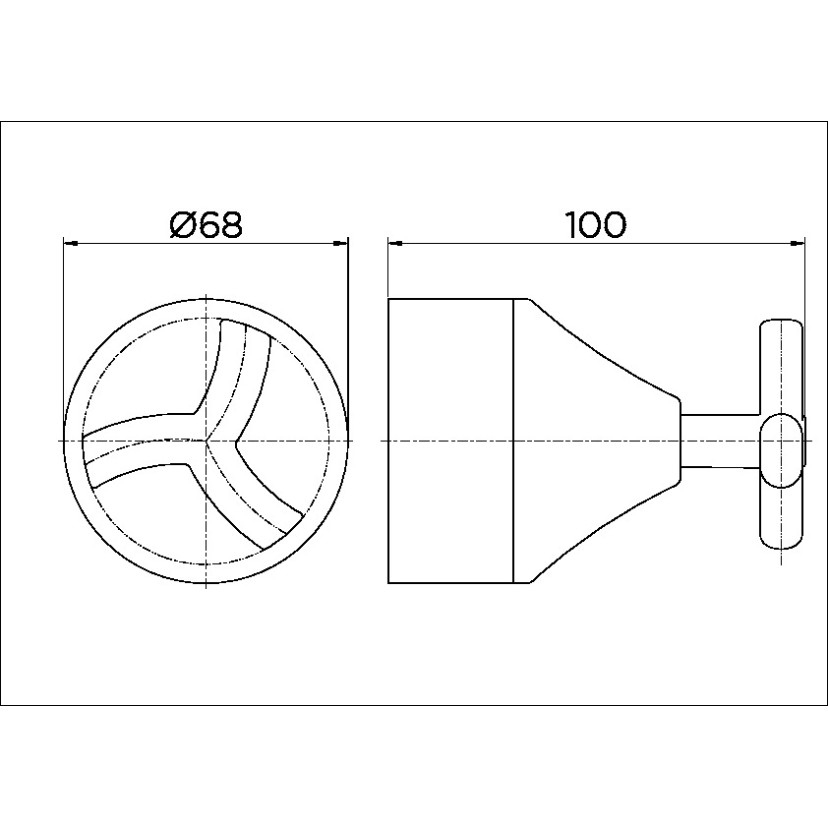 Acabamento para registro base Deca 1.1/4" e 1.1/2" Docol Primor 00675706