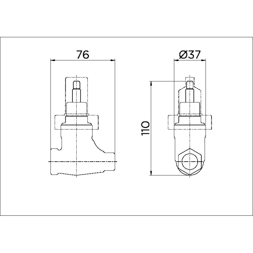 Registro DocolBase cerâmico 1/2 volta sentido de abertura horário 1/2" 00698400