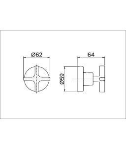 Acabamento para registro DocolBase 1/2", 3/4" e 1" Invicta cromado 00723106