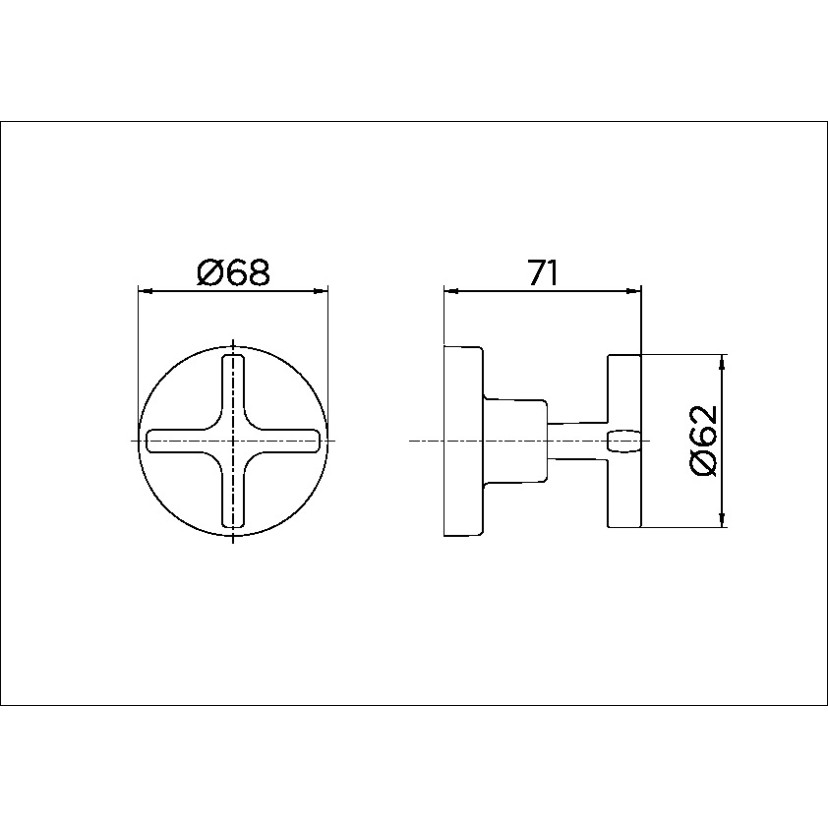 Acabamento para registro DocolBase 1.1/4" e 1.1/2" Invicta cromado 00723206