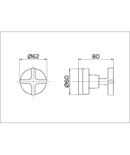 Acabamento para registro base Deca 1/2", 3/4" e 1" Invicta cromado 00723306