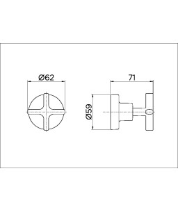 Acabamento para registro base Fabrimar 1/2" e 3/4" Invicta cromado 00723606