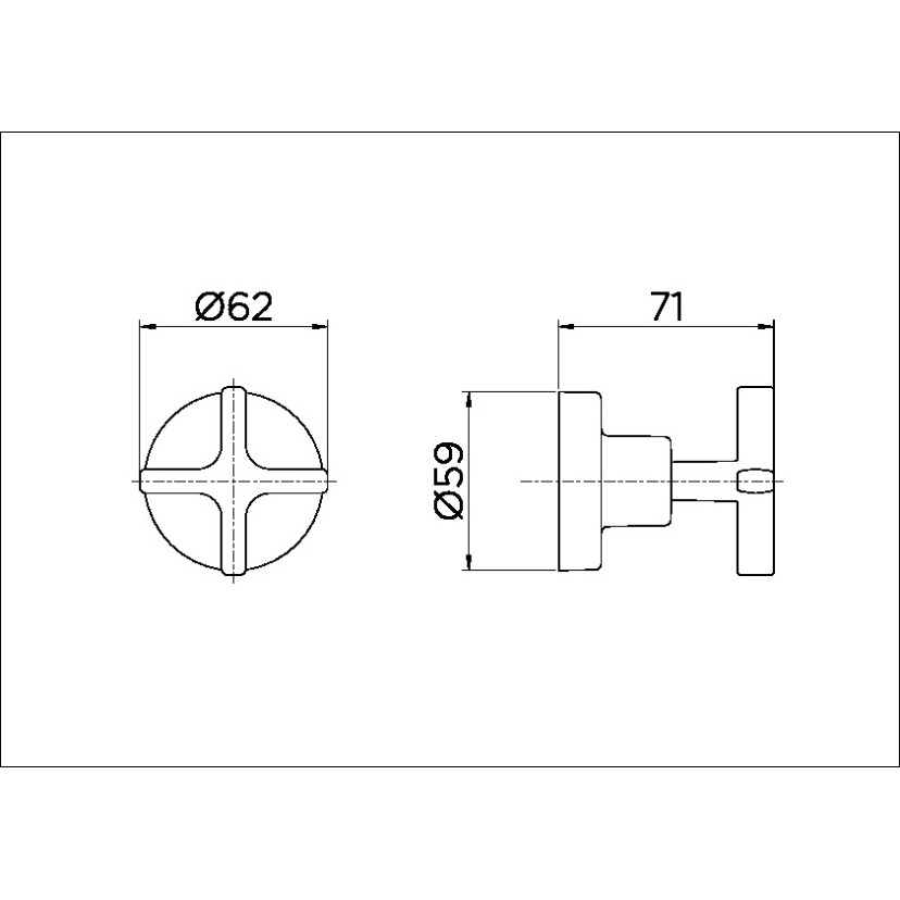 Acabamento para registro base Fabrimar 1/2" e 3/4" Invicta cromado 00723606