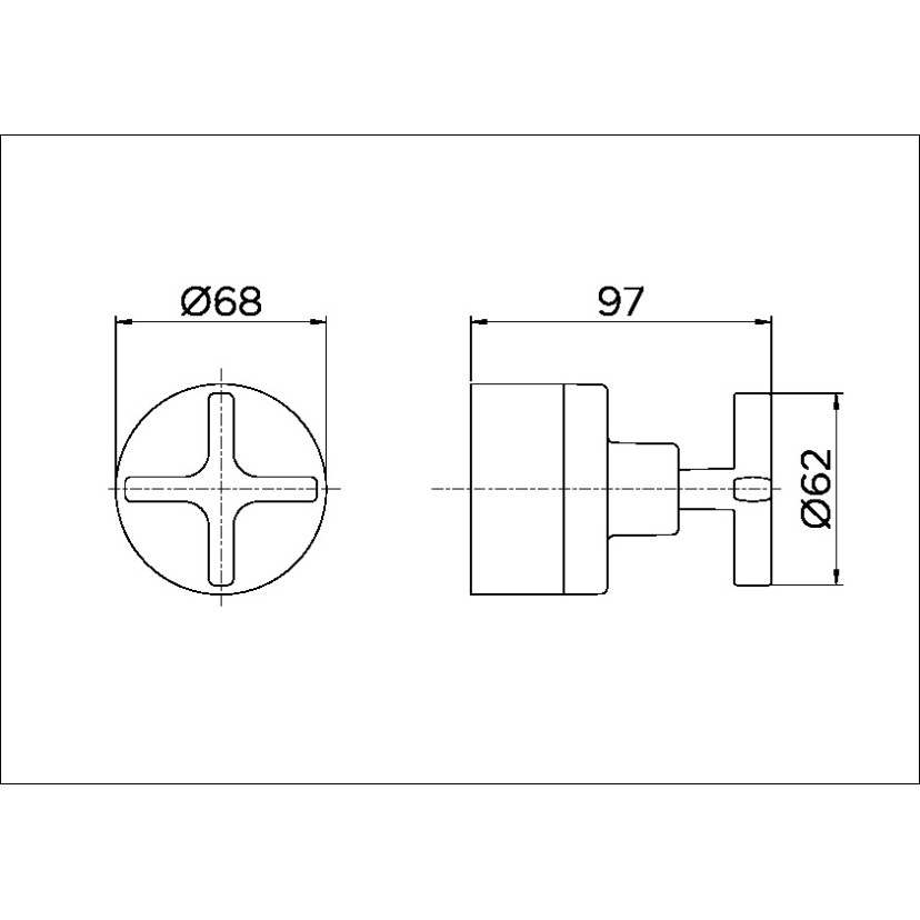 Acabamento para registro base Fabrimar 1.1/4" e 1.1/2" Invicta cromado 00723806