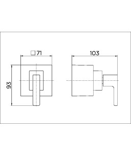 Acabamento para registro base Deca 1.1/4" e 1.1/2" Breezy 00730806