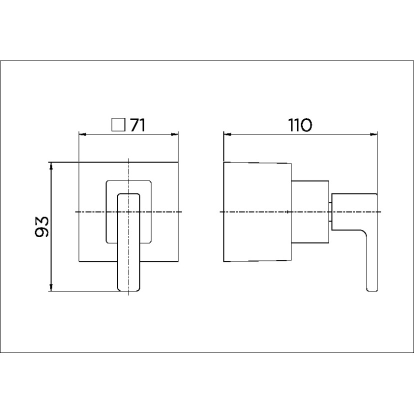 Acabamento para registro base Fabrimar 1.1/4" e 1.1/2" Breezy 00731306