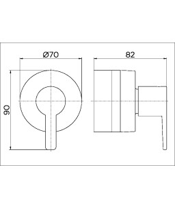 Acabamento para registro base Deca 1.1/4" e 1.1/2" Gali 00806906