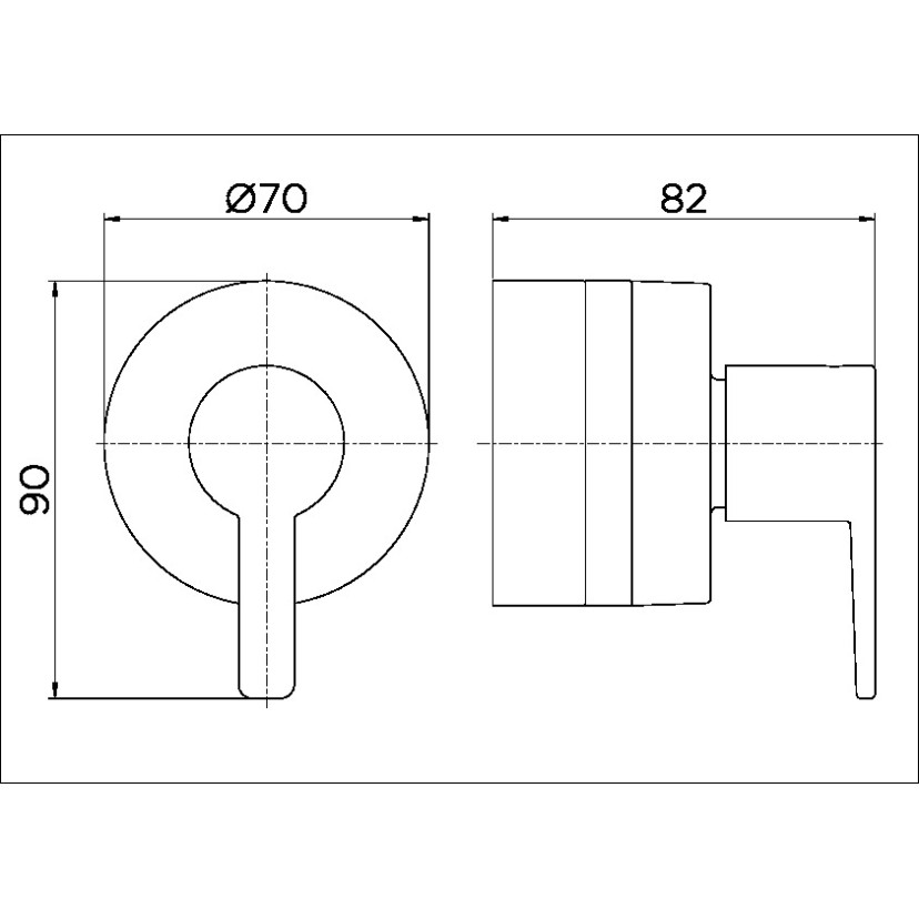 Acabamento para registro base Deca 1.1/4" e 1.1/2" Gali 00806906