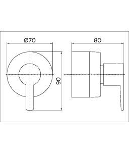 Acabamento para registro base Fabrimar 1.1/4" e 1.1/2" Gali 00807406