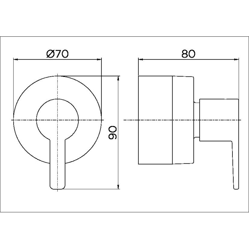 Acabamento para registro base Fabrimar 1.1/4" e 1.1/2" Gali 00807406