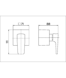 Acabamento para registro base Deca 1.1/4" e 1.1/2" Lift cromado 00812006