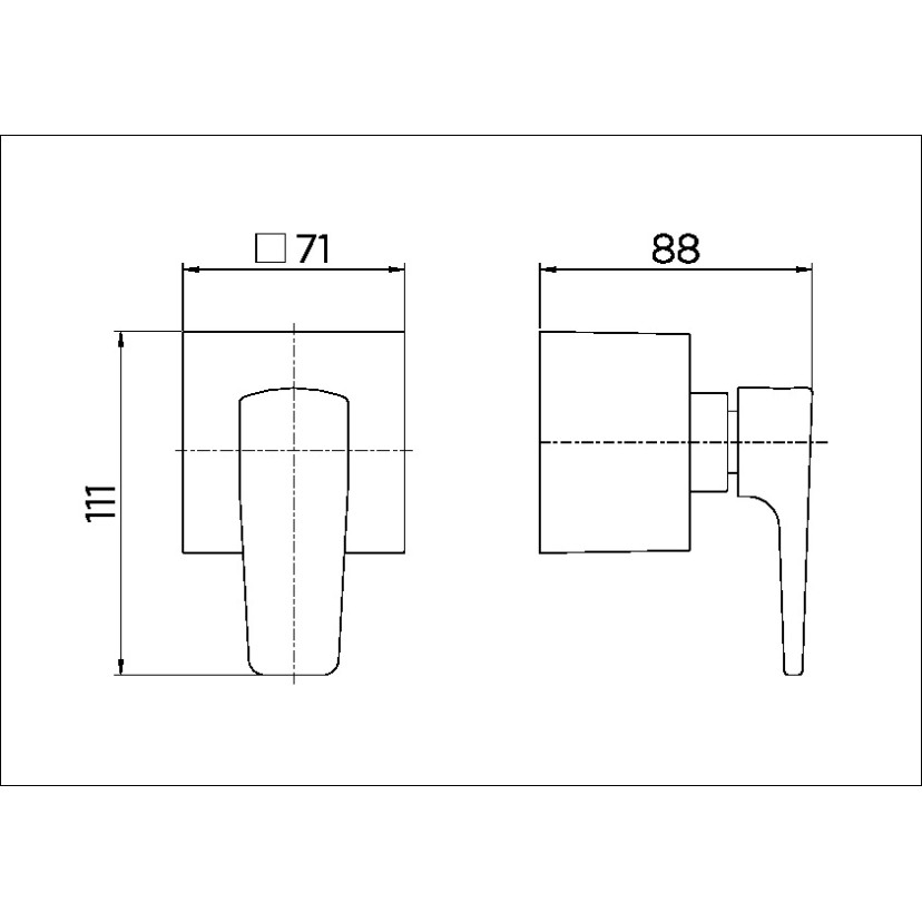 Acabamento para registro base Deca 1.1/4" e 1.1/2" Lift cromado 00812006