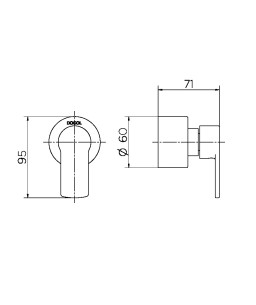 Acabamento para registro base Deca 1/2", 3/4" e 1" Argon cromado 00873806