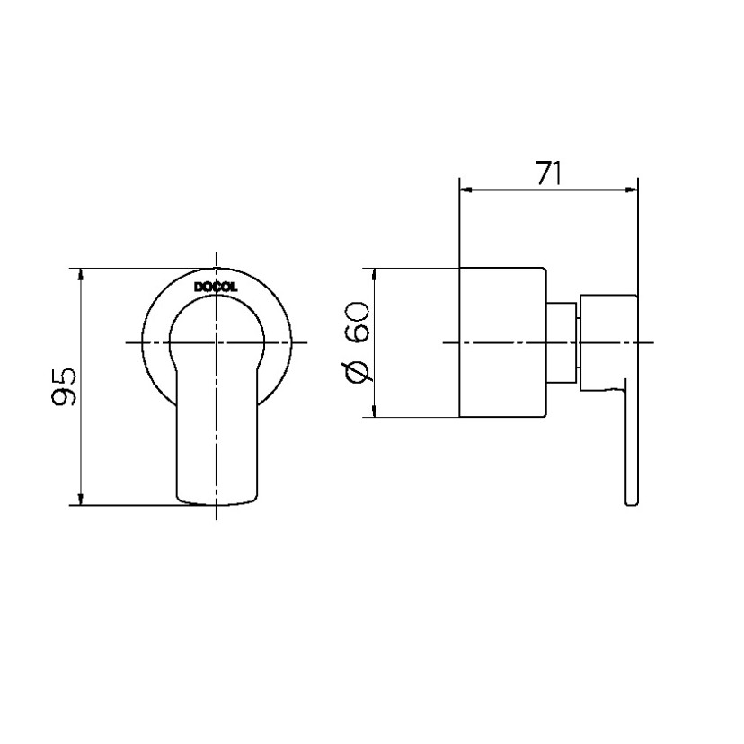 Acabamento para registro base Deca 1/2", 3/4" e 1" Argon cromado 00873806