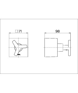 Acabamento para registro base Deca 1.1/4" e 1.1/2" DocolCity cromado 00877406