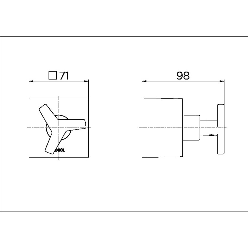 Acabamento para registro base Deca 1.1/4" e 1.1/2" DocolCity cromado 00877406