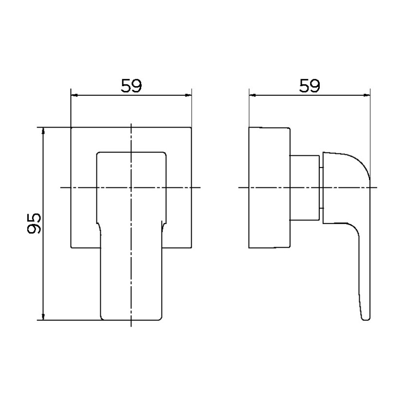 Acabamento para registro DocolBase 1/2", 3/4" e 1" Vougan 00885306